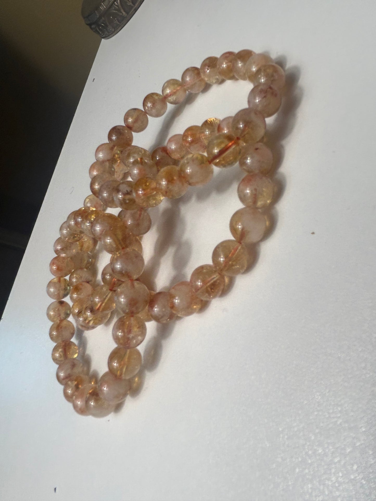 Citrine Abundance Bracelet – 8mm Crystal for Success & Positive Energy