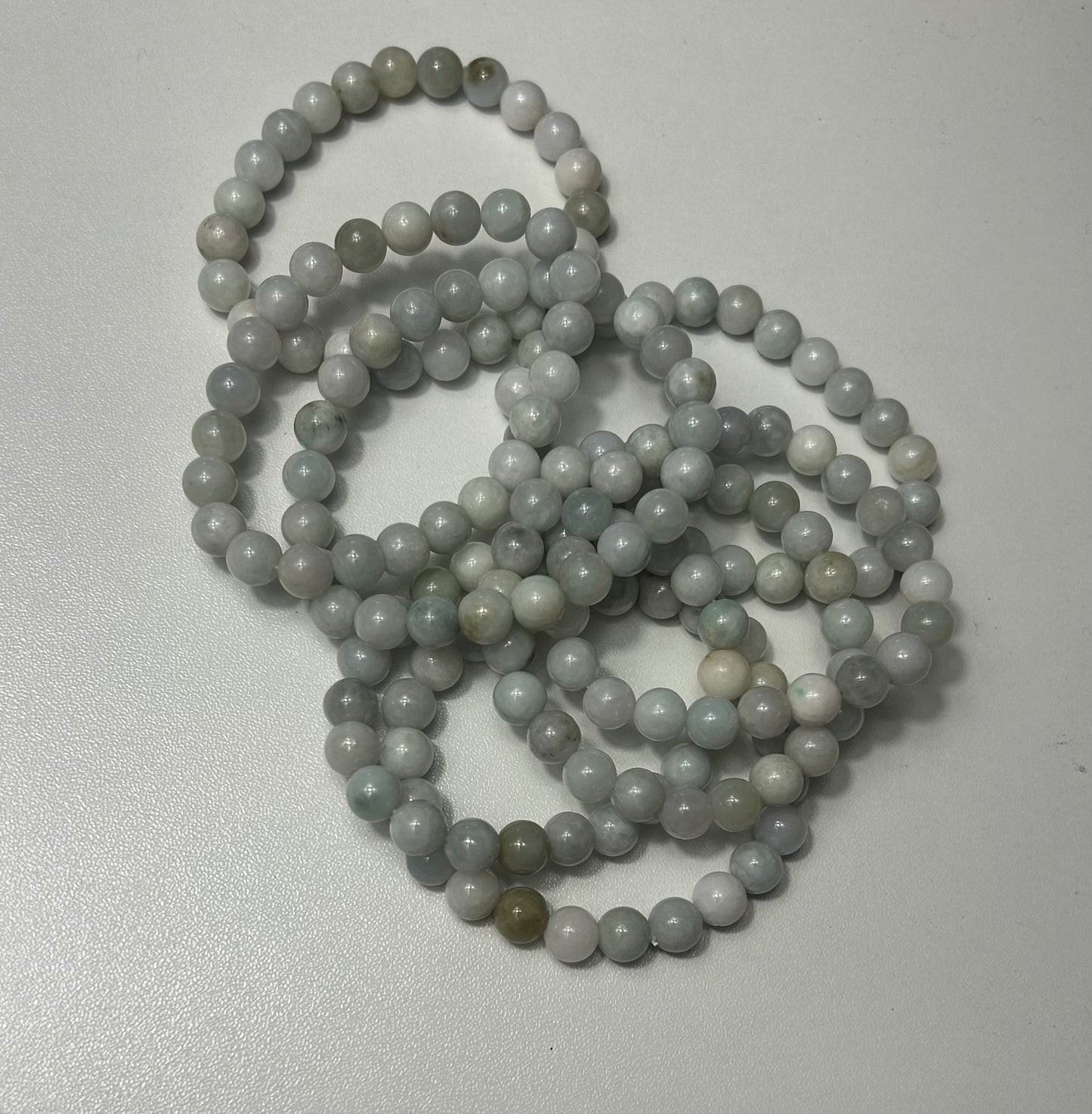 Jade Prosperity Bracelet – 8mm Natural Gemstone for Abundance & Good Luck