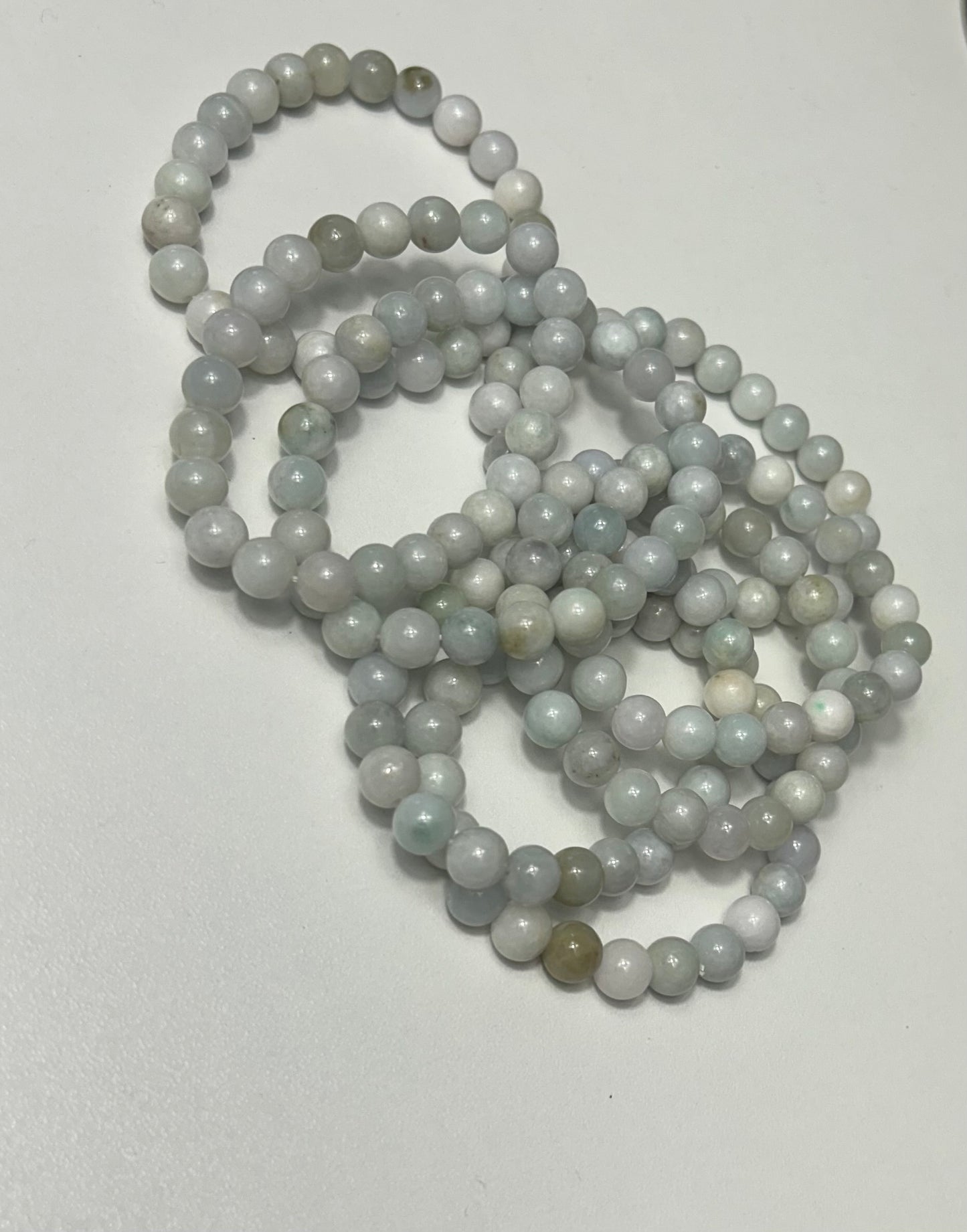 Jade Prosperity Bracelet – 8mm Natural Gemstone for Abundance & Good Luck