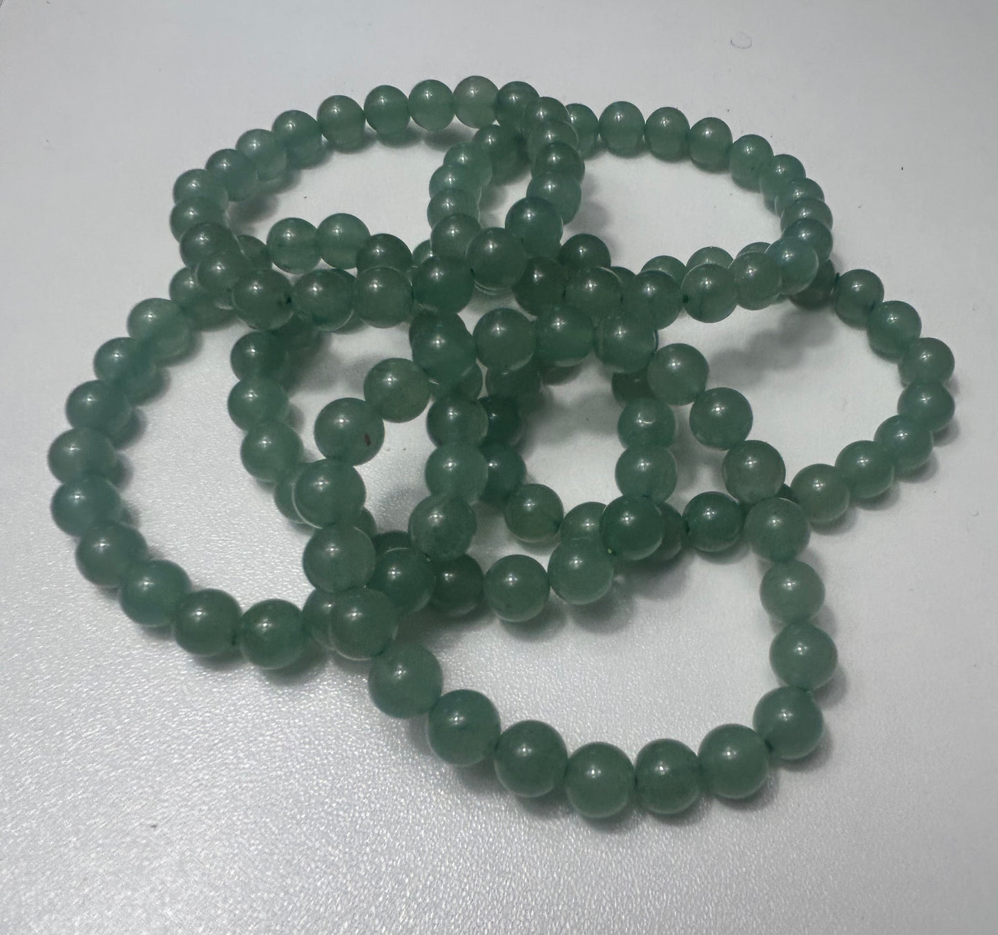 Green Aventurine Luck Bracelet – 8mm Crystal for Prosperity & Heart Healing