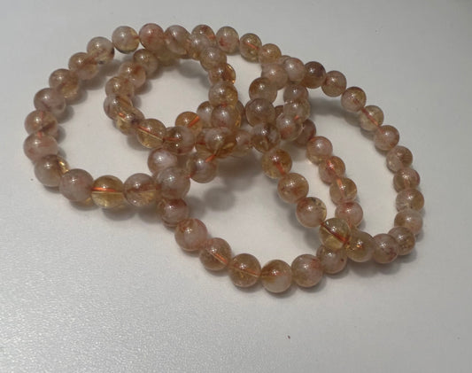 Citrine Abundance Bracelet – 8mm Crystal for Success & Positive Energy