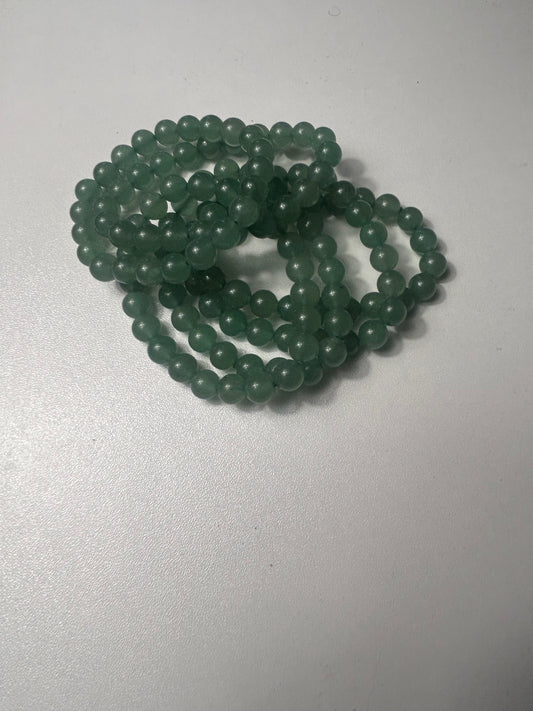 Green Aventurine Luck Bracelet – 8mm Crystal for Prosperity & Heart Healing