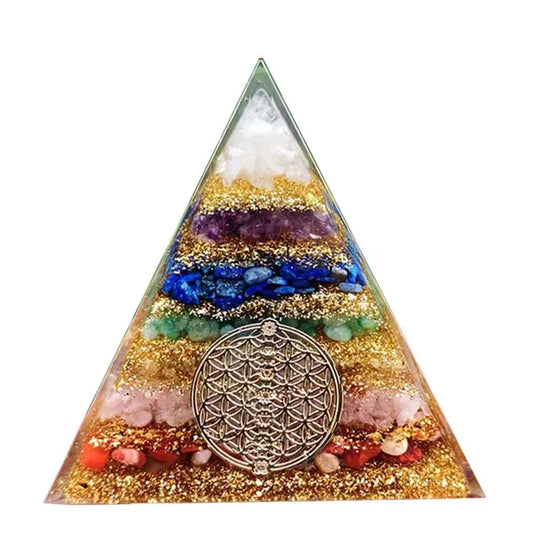 7Chakra Orgonite Pyramid